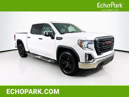 Summit White 2019 GMC Sierra 1500 SLT