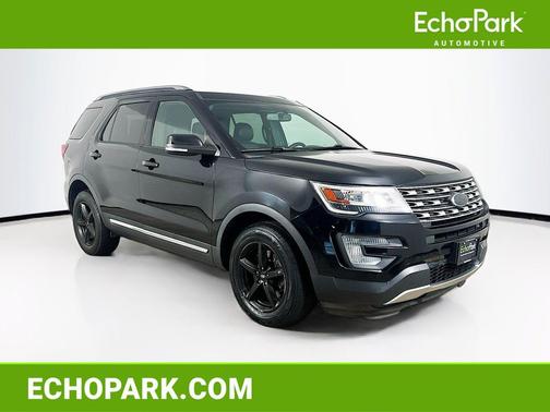 Shadow Black 2017 Ford Explorer XLT