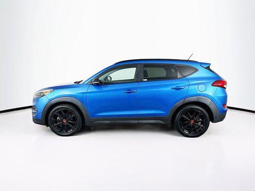 Caribbean Blue 2017 Hyundai TUCSON Night