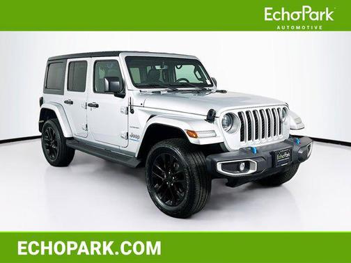 Silver Zynith Clearcoat 2023 Jeep Wrangler 4xe Sahara