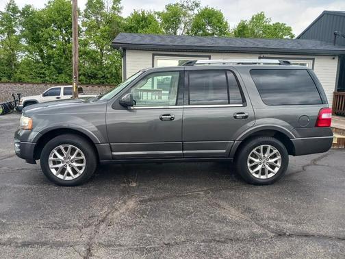 White Platinum Metallic Tri-Coat 2015 Ford Expedition Limited
