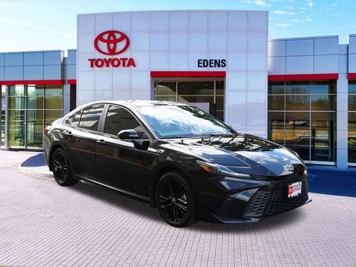 Midnight Black Metallic 2025 Toyota Camry SE