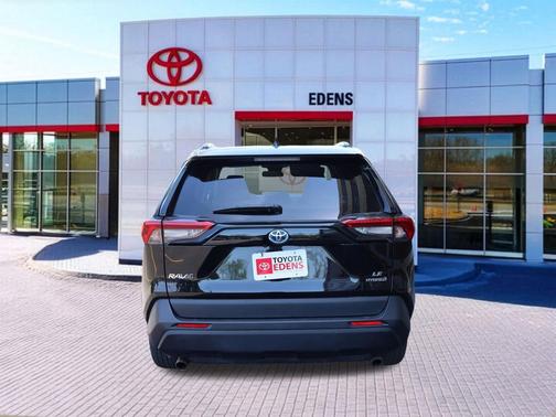 Midnight Black Metallic 2024 Toyota RAV4 Hybrid LE