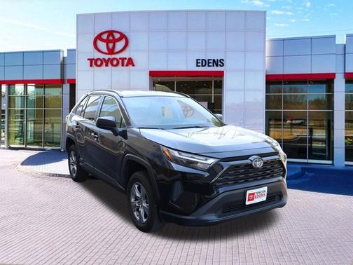 Midnight Black Metallic 2024 Toyota RAV4 Hybrid LE