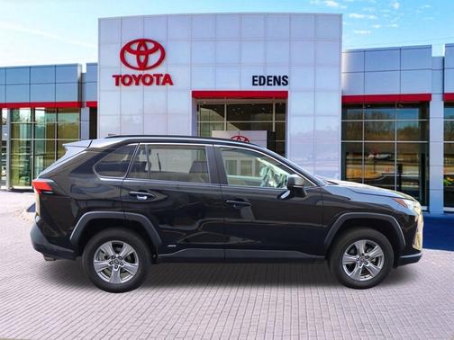 Midnight Black Metallic 2024 Toyota RAV4 Hybrid LE