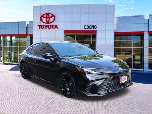 Midnight Black Metallic 2025 Toyota Camry SE