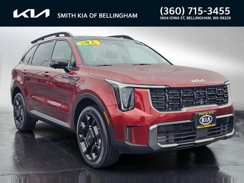 Red 2024 Kia Sorento SX Prestige