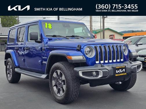 Ocean Blue Metallic 2019 Jeep Wrangler Unlimited Sahara