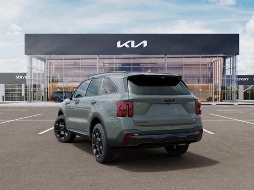 Green 2026 Kia Sorento Hybrid X-LINE SX PRESTIGE
