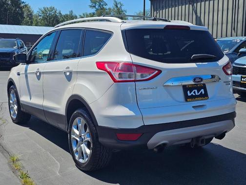 White Platinum Tri-Coat Metallic 2015 Ford Escape Titanium
