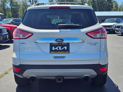 White Platinum Tri-Coat Metallic 2015 Ford Escape Titanium