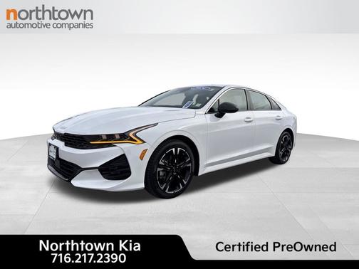 Glacial White Pearl 2024 Kia K5 GT-Line