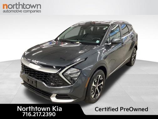 Gravity Gray 2023 Kia Sportage Hybrid EX