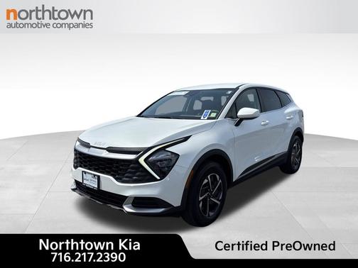 Snow White Pearl 2023 Kia Sportage Hybrid LX