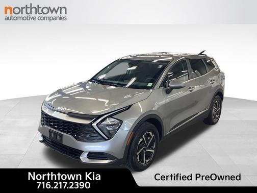 Steel Gray 2023 Kia Sportage Hybrid LX