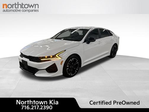 Glacial White Pearl 2024 Kia K5 GT-Line