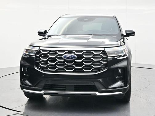 Agate Black Metallic 2026 Ford Explorer Platinum