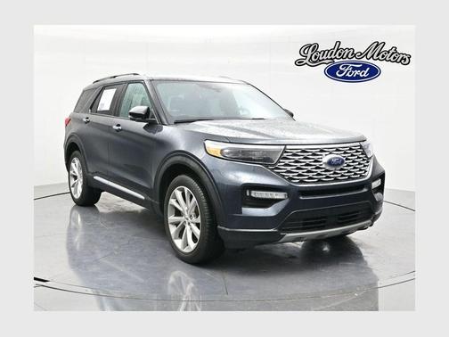 Blue Metallic 2023 Ford Explorer Platinum