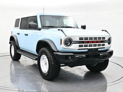 Blue 2025 Ford Bronco Heritage Edition