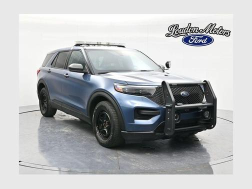 Blue Metallic 2021 Ford Utility Police Interceptor Base