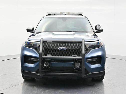 Blue Metallic 2021 Ford Utility Police Interceptor Base