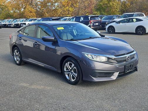 Polished Metal Metallic 2017 Honda Civic LX