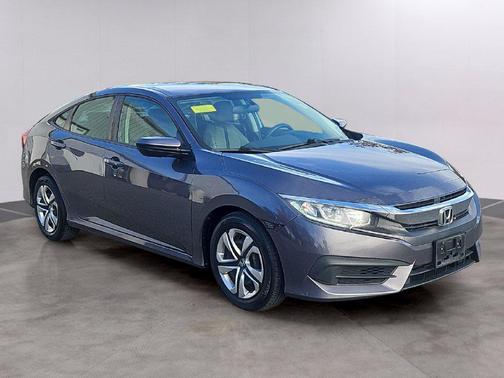 Polished Metal Metallic 2017 Honda Civic LX