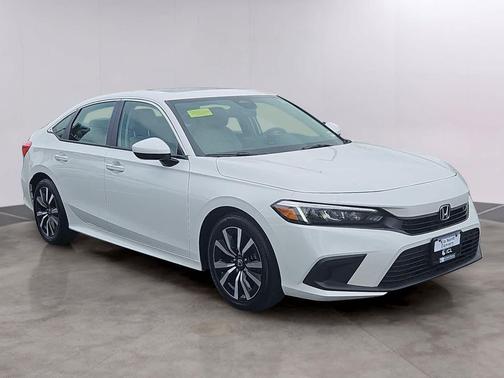 Platinum White Pearl 2024 Honda Civic EX