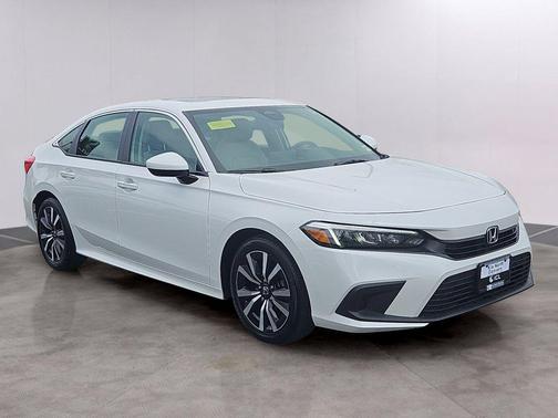 Platinum White Pearl 2024 Honda Civic EX