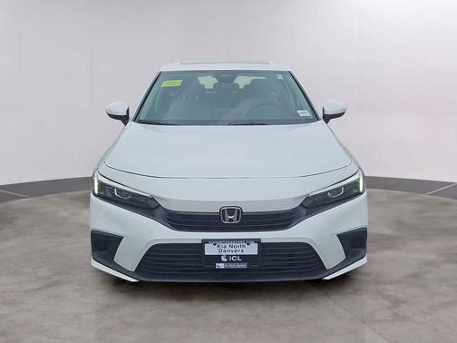 Platinum White Pearl 2024 Honda Civic EX