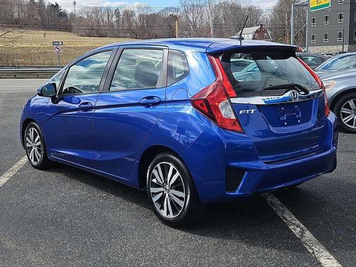 Aegean Blue Metallic 2015 Honda Fit EX
