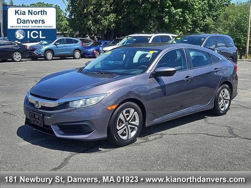 Modern Steel Metallic 2016 Honda Civic LX