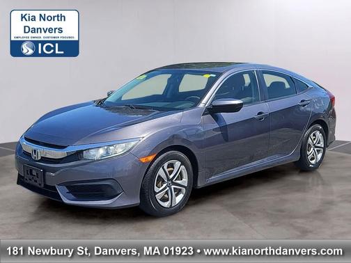 Modern Steel Metallic 2016 Honda Civic LX