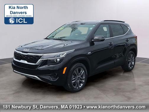 Cherry Black 2023 Kia Seltos S