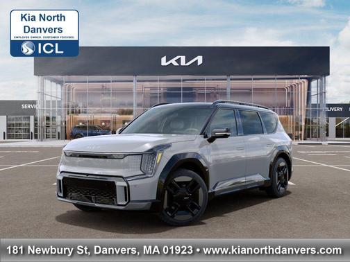 Gray / Black 2026 Kia EV9 GT-Line