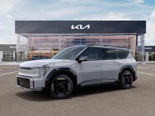 Gray / Black 2026 Kia EV9 GT-Line