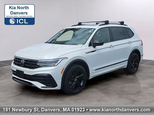 Opal White Pearl 2024 Volkswagen Tiguan 2.0T SE R-Line Black 4MOTION