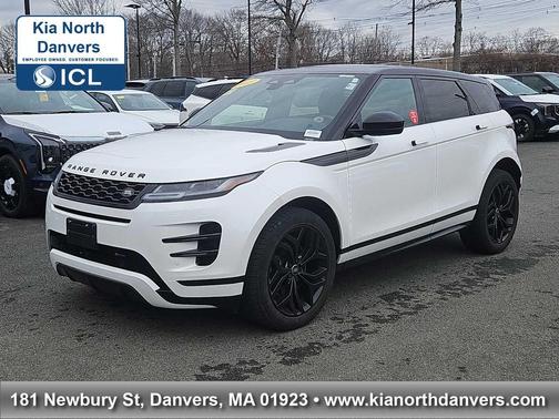 Ostuni Pearl White Metallic 2023 Land Rover Range Rover Evoque R-Dynamic SE