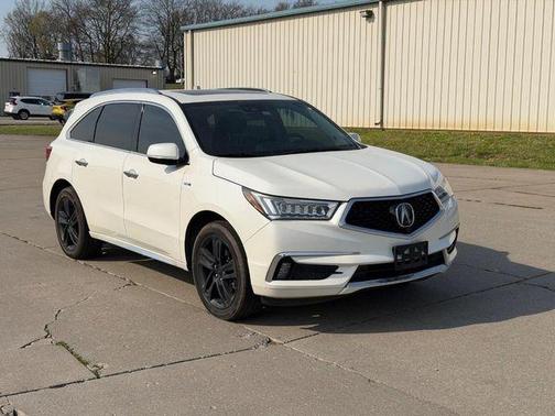 White Diamond Pearl 2017 Acura MDX Sport Hybrid w/Advance Package
