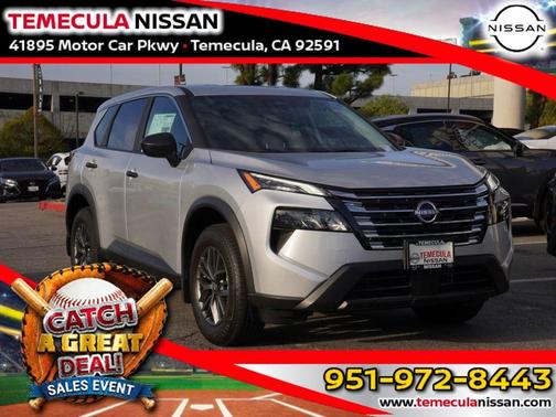 Brilliant Silver Metallic 2025 Nissan Rogue S