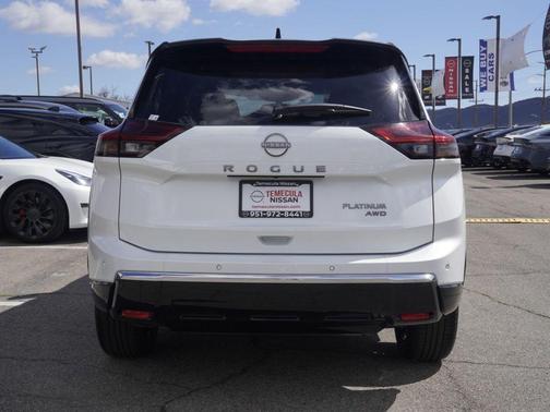 White / Black 2026 Nissan Rogue Platinum
