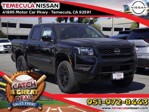 Black 2026 Nissan Frontier SV