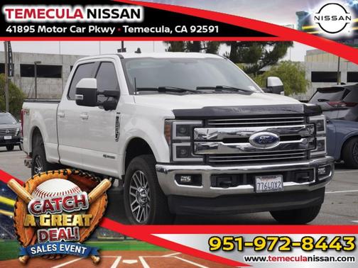 White Platinum Clearcoat Metallic 2019 Ford F-250 Lariat