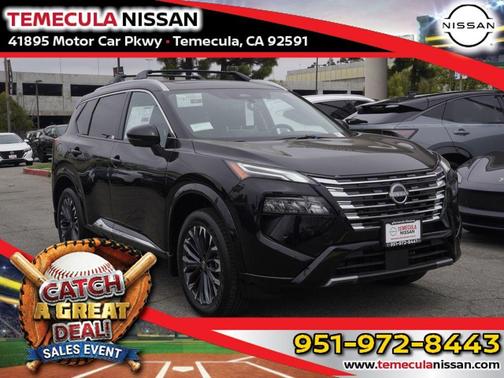 Black 2026 Nissan Rogue Platinum