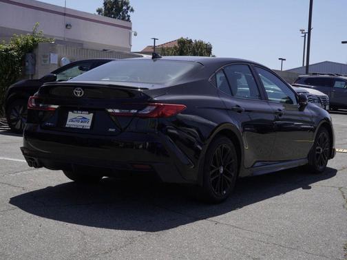 Midnight Black Metallic 2025 Toyota Camry SE