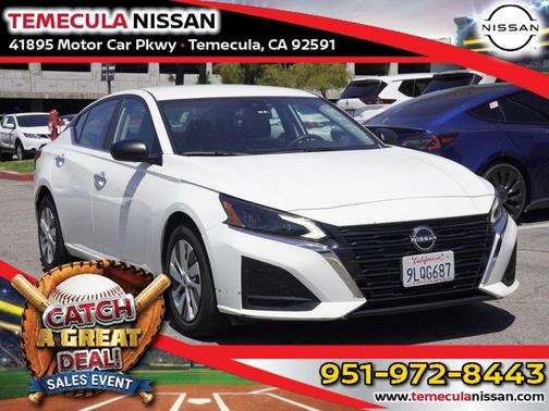 Glacier White 2024 Nissan Altima 2.5 S