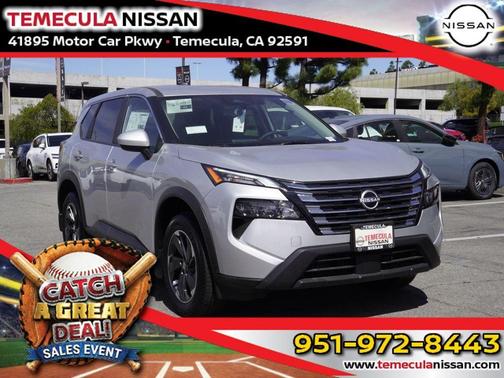 Brilliant Silver Metallic 2025 Nissan Rogue SV