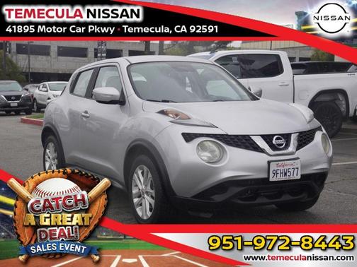 Brilliant Silver 2016 Nissan Juke S