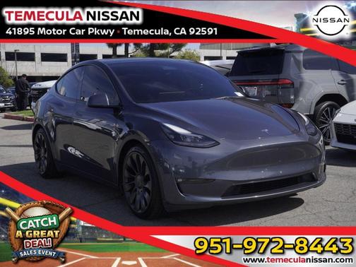 Midnight Silver Metallic 2022 Tesla Model Y Performance