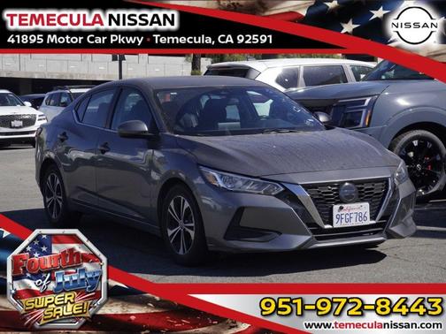 Gun Metallic 2023 Nissan Sentra SV